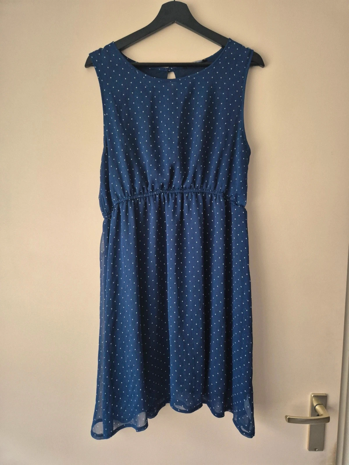 Donkerblauwe zomerjurk HEMA - maat XL